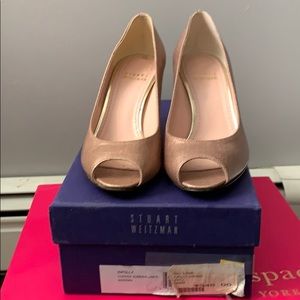 Stuart Weitzman Rose Gold Pump size 6